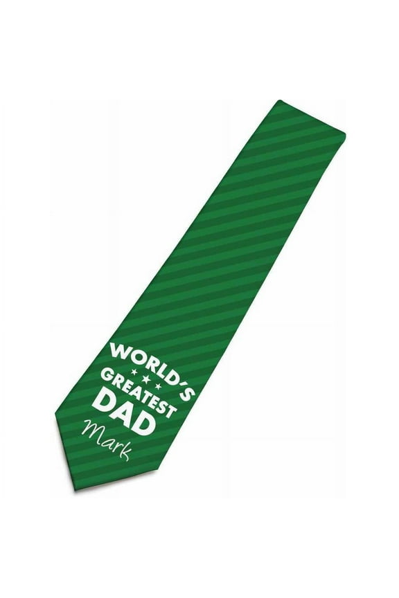 Personalized World's Greatest Dad Tie