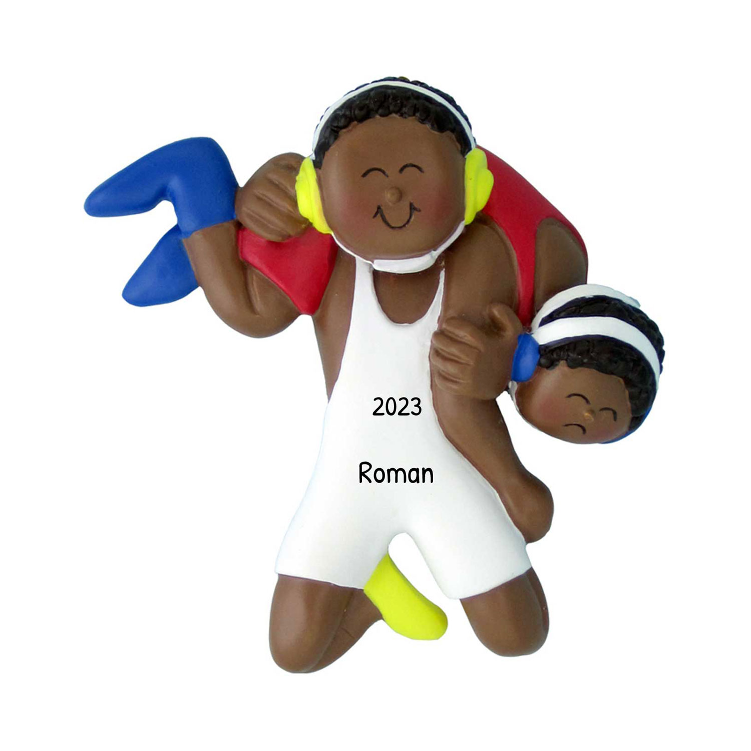 Personalized Wrestling Christmas Ornaments - Wrestling Ornaments for Christmas Tree, Wrestler ...