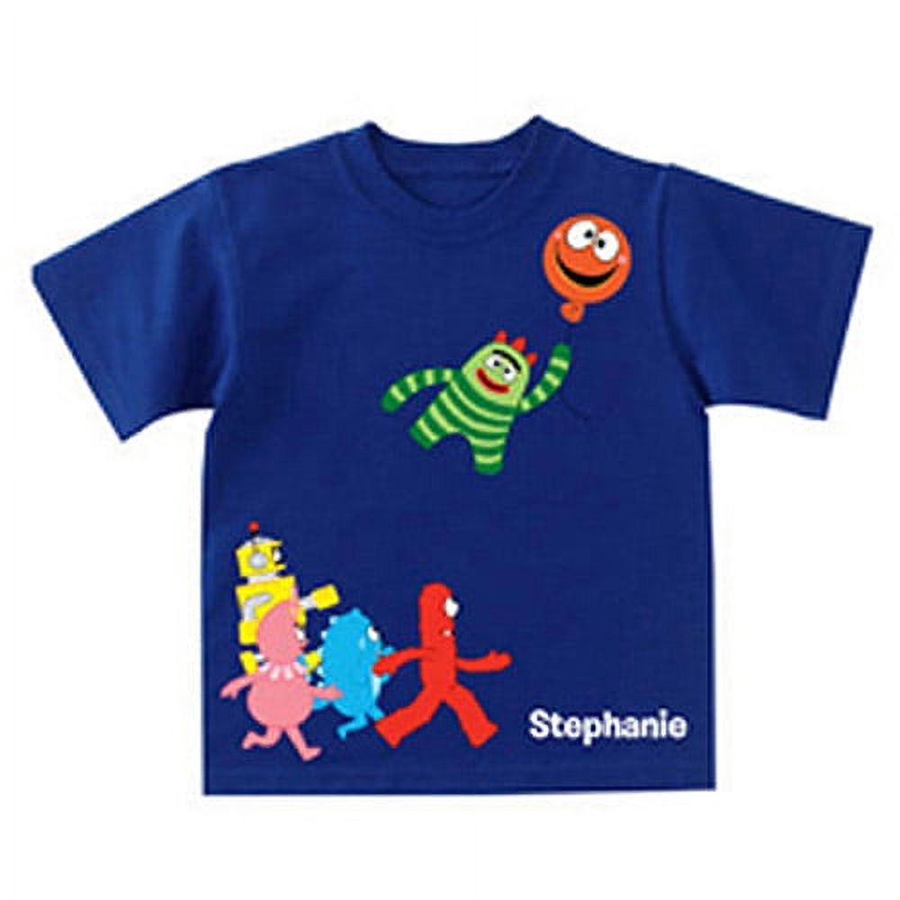 Personalized Yo Gabba Gabba! Balloon Getaway Toddler Boy T-Shirt - image 1 of 1