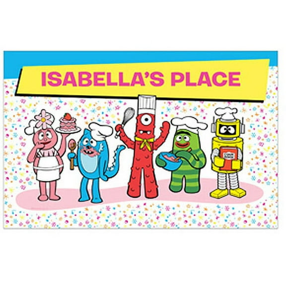Personalized Yo Gabba Gabba! Cooking Time Placemat