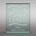 thumbnail image 1 of Personalized You Are Loved 4" x 5" Keepsake, 1 of 1