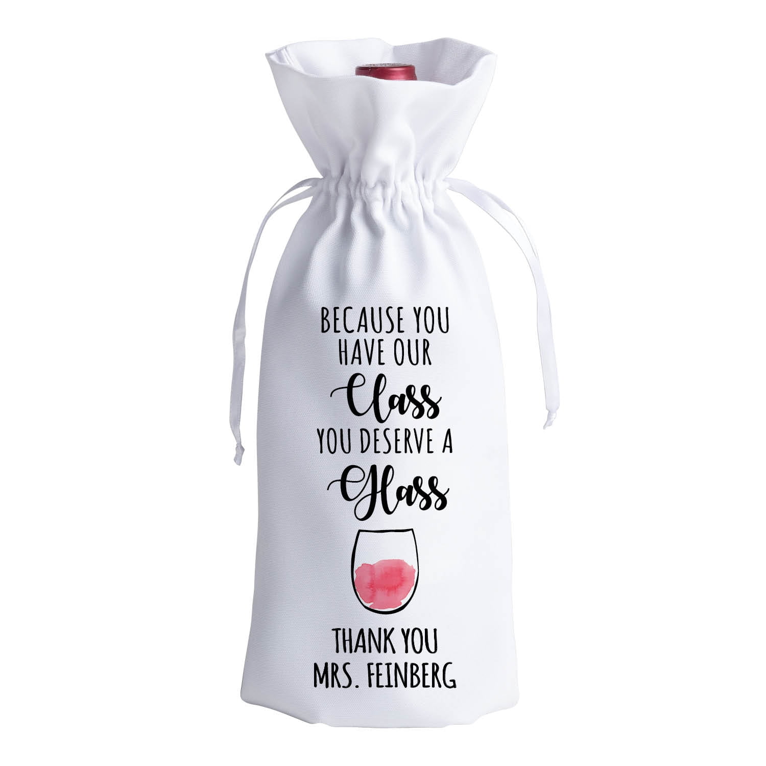 Personalized wine gift bags sale