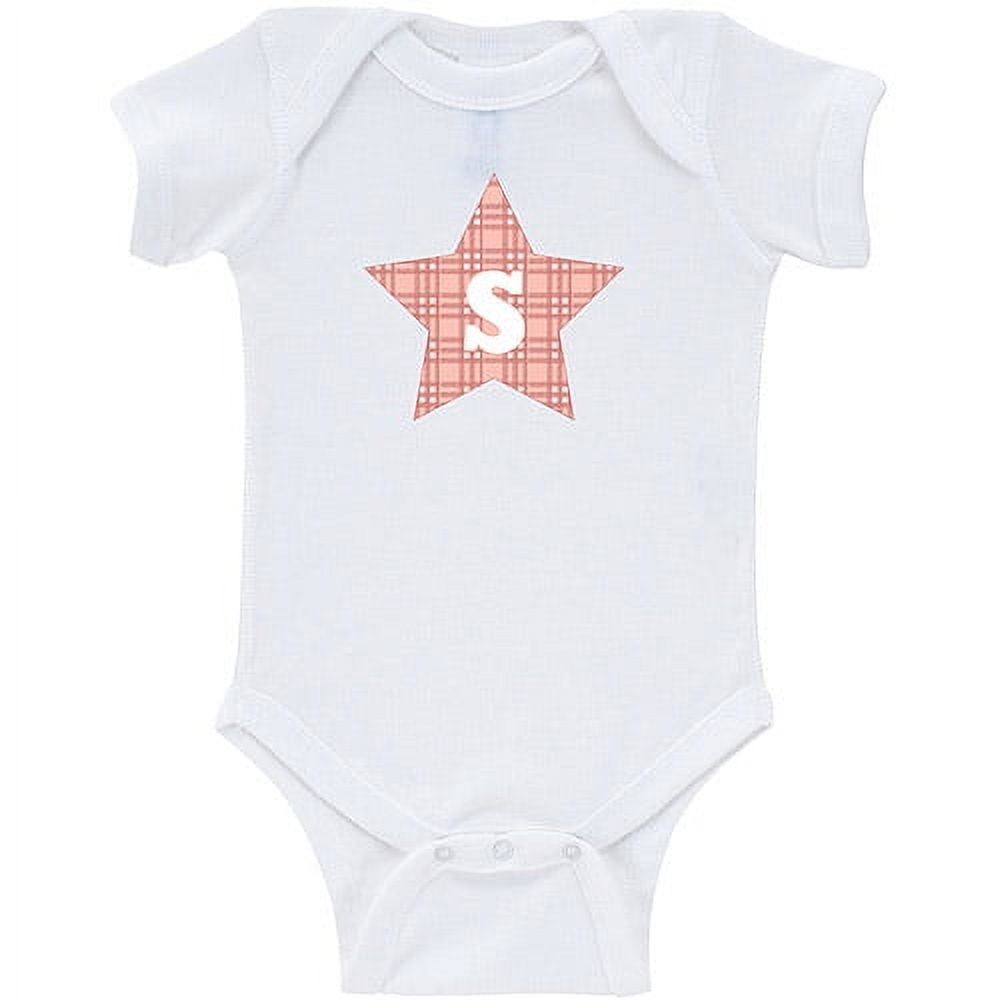 Personalized You're A Star Peach Baby White Creeper