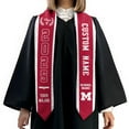 thumbnail image 1 of Personalized Your School Colors Graduation Stole, Grad Gift, Gift For Graduate, College Graduation Class of 2025, 1 of 4