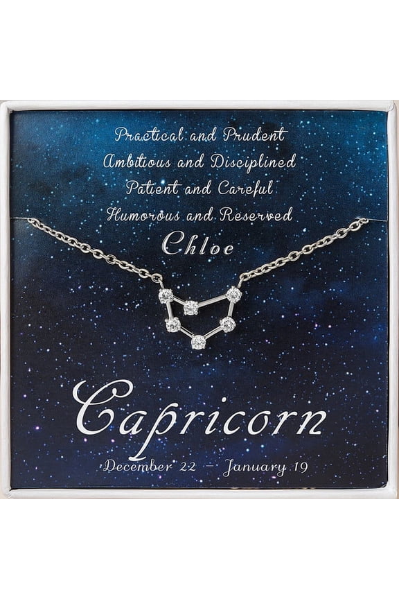 Personalized Zodiac Necklace - Cancer Zodiac - Leo Necklace - Scorpio Necklace - Aries Necklace - Taurus Necklace - Gemini Necklace -Zodiac Necklace Gold