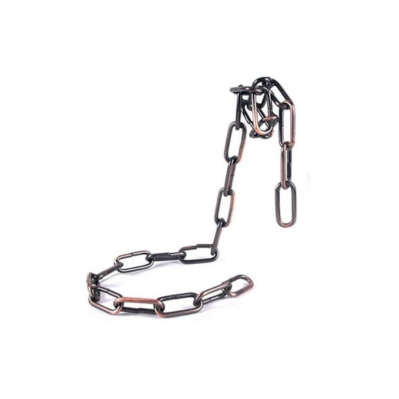 Personalized and Fashionable red Wine Bottle Holder European Creative Suspended Iron Rope Wine Rack Ornaments(Copper color )