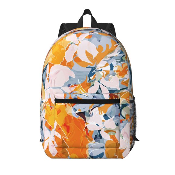 Personalized bags,Gorgeous Flowers Printing Starry sky，Beach，Computer，Beach Backpacks,Gifts for Moms，Aunt，Daughters，Friends，Classmate，Library，University，Beach，Office，Sports