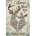 thumbnail image 1 of Personalized deer couple i choose you poster 16 x 24 Inch Poster, 1 of 4
