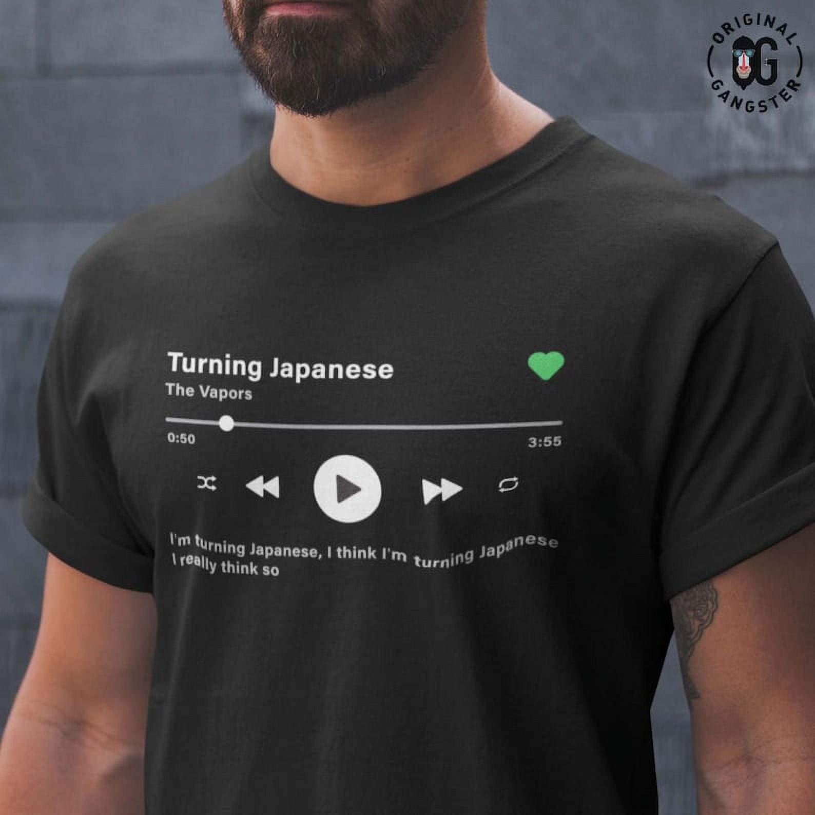 Personalized favourite song lyrics Unisex Tshirt, Music Player Style