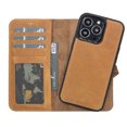 thumbnail image 1 of Personalized iPhone 13 Pro Compatible Detachable Full Grain Leather Wallet Case with Kickstand Feature, 1 of 44