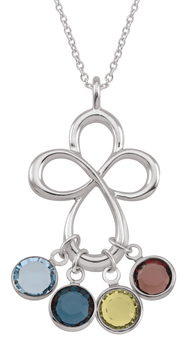 Jewlster Personalized Modern Curve Heart Pendant in Sterling Silver Necklace for Women