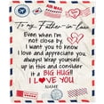 thumbnail image 1 of Personalized to My Mom Blanket from Daughter Son Love Letter Mail to Mom Birthday Mothers Day Christmas Customized Fleece Sherpa Blanket Blankets, 1 of 5