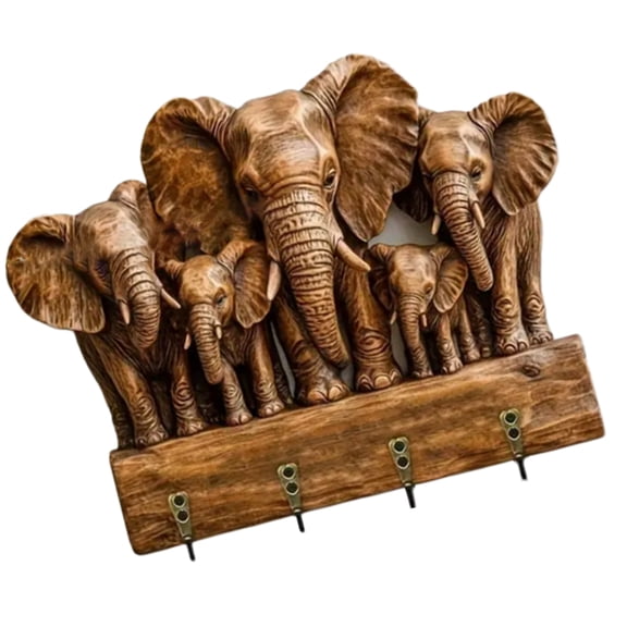 Personalizeds Key Holder for Wall,Wooden Key Holder Hooks Organizers Rack,Keys Hanger Wall Decors for Kitchen Doorway