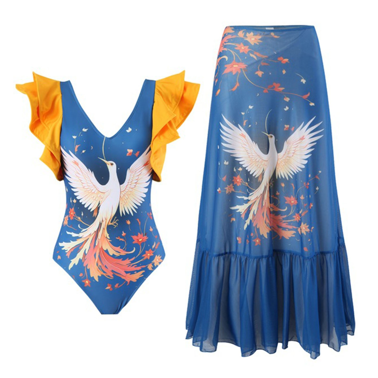 Personally Fitted 1 Piece Swimsuit Color Blocking Swimsuit Beach Parent