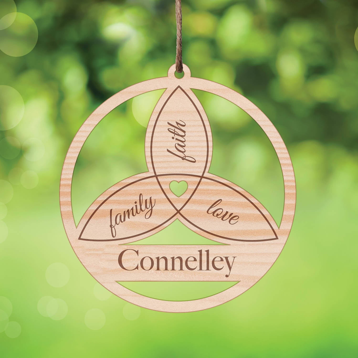 Personanlized Wood Celtic Keepsake