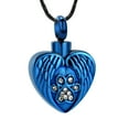 thumbnail image 1 of Personlized Crystal Pet Cremation Jewelry Dog Ashes Necklace Pet Urn Necklace Cat Urn Necklace Paw Heart Urn Memorial locket, 1 of 7