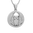 thumbnail image 1 of Personlized Owl Cremation Jewelry for Ashes Urn Necklace Lockets for Human Ashes Pet Ashes Holder, 1 of 7
