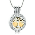 thumbnail image 1 of Personlized Round with Tree of Life Cremation Jewelry for Ashes Holder Urn Necklace Lockets for Human Pet Ashes of Loved One, 1 of 7