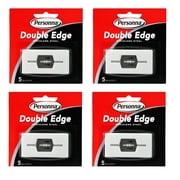 Personna Double Edge Blades Stainless Steel Refill Blades, 5 ct. Pack of 4