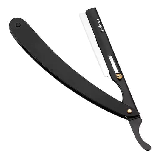 Personna Folding Razor, Classic Stainless Steel Barbero Shaver for a Smooth & Precise Shave, Premium Barber Razor for Men's Shaving