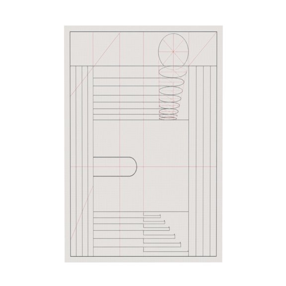 Perspective Drawing Giclee Canvas Wall Art 12*18in