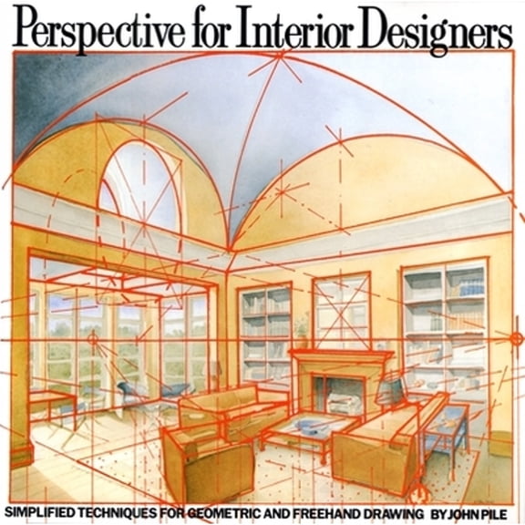 Pre-Owned Perspective for Interior Designers: Simplified Techniques for Geometric and FreeHand Drawing (Paperback) 0823040089 9780823040087
