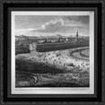thumbnail image 1 of Perspective of New Square in Padua 20x20 Black Ornate Wood Framed Canvas Art by Piranesi, Giovanni Battista, 1 of 2