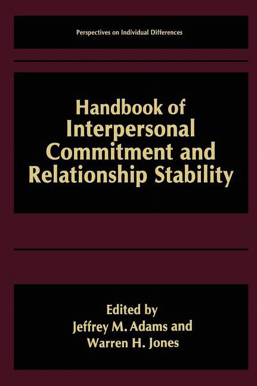 Perspectives on Individual Differences Handbook of Interpersonal ...