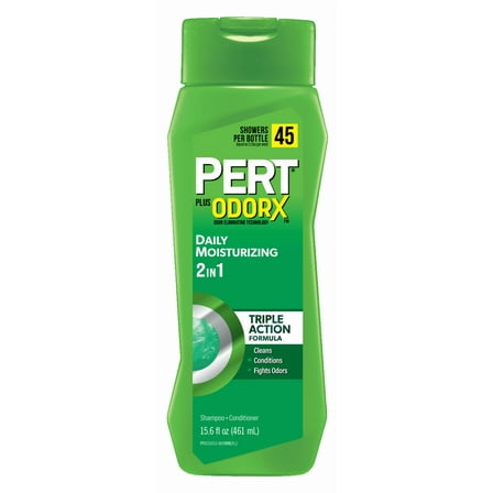 Pert 2-in-1 Complete Clean Shampoo & Conditioner, for All Hair Types, 15.6 fl oz