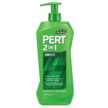 Pert 2-in-1 Complete Clean Shampoo and Conditioner, For Clean Manageable Hair, 33.8 fl oz