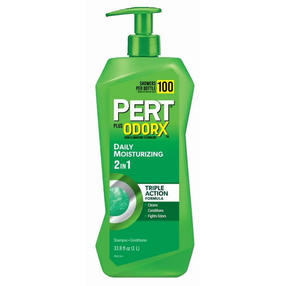 Pert 2-in-1 Complete Clean Shampoo and Conditioner, for Clean Manageable Hair, 33.8 fl oz