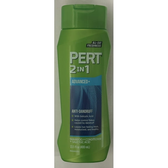 Pert Advanced Anti-Dandruff Relief 2-in-1 Shampoo Plus Conditioner, 13.5 fl oz (Pack of 10)