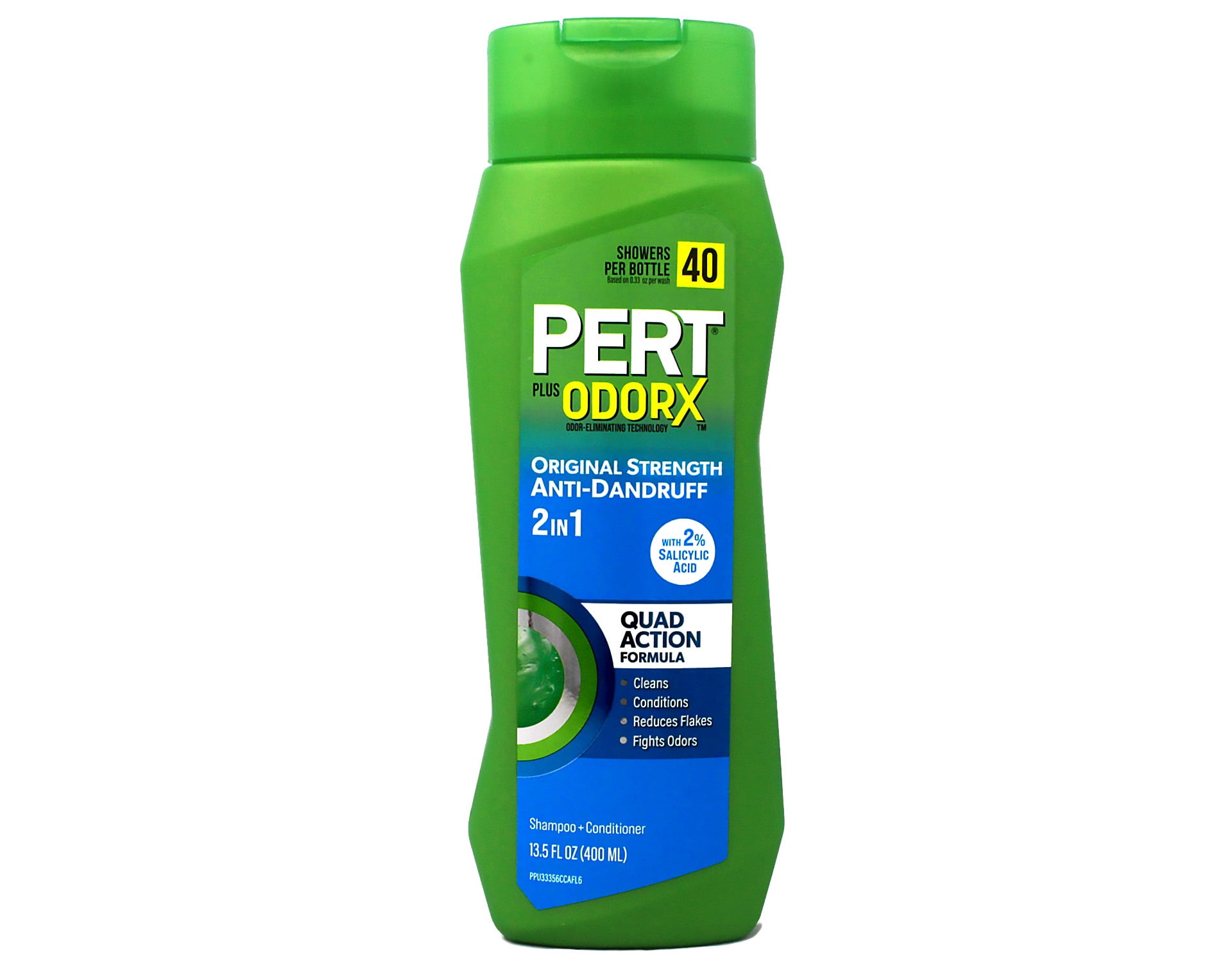 Pert Advanced Anti-Dandruff Relief 2-in-1 Shampoo Plus Conditioner, 13.5 fl oz (Pack of 20)