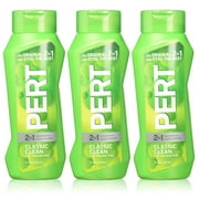 Pert Plus 2 In 1 Shampoo + Conditioner, Medium Conditioning, 25.4 oz Pack of 3