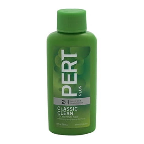 Pert Plus Classic Clean 2 in 1 Shampoo Plus Conditioner, 1.7 Oz