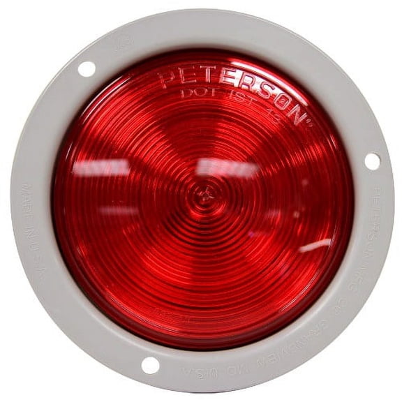 Perterson 4" Round L.E.D. Tail Light - Flange Mount (824R) - Single