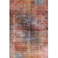 thumbnail image 1 of Perth Yellow Oriental Polyester Digital Print Decorative Area Rug, 1 of 8