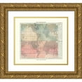 thumbnail image 1 of Perthes 13x12 Gold Ornate Wood Framed with Double Matting Museum Art Print Titled - Earth Magnetism - Perthes 1914, 1 of 4