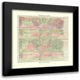 thumbnail image 1 of Perthes 16x15 Black Modern Framed Museum Art Print Titled - Isobar Winds - Perthes 1914, 1 of 5