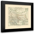 thumbnail image 1 of Perthes 16x15 Black Modern Framed Museum Art Print Titled - Macedonia Thracia Dardania Paeonia - Perthes 1896, 1 of 5