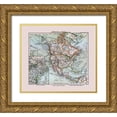 thumbnail image 1 of Perthes 16x15 Gold Ornate Wood Framed with Double Matting Museum Art Print Titled - North America United States Mexico Canada, 1 of 4