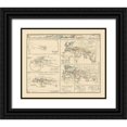 thumbnail image 1 of Perthes 17x15 Black Ornate Wood Framed with Double Matting Museum Art Print Titled - World as Known to Ancients - Perthes, 1 of 4