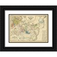 thumbnail image 1 of Perthes 18x14 Black Ornate Wood Framed with Double Matting Museum Art Print Titled - Russian Empire Russia - Perthes 1848, 1 of 4