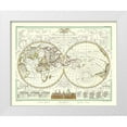 thumbnail image 1 of Perthes 18x15 White Modern Wood Framed Museum Art Print Titled - World - Perthes 1859, 1 of 4