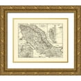 thumbnail image 1 of Perthes 32x26 Gold Ornate Wood Framed with Double Matting Museum Art Print Titled - Central Italy - Perthes 1870, 1 of 4