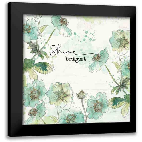 Pertiet, Katie 12x12 Black Modern Framed Museum Art Print Titled - Dream and Faith IV