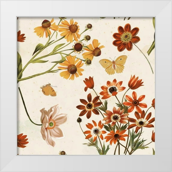 Pertiet, Katie 12x12 White Modern Wood Framed Museum Art Print Titled - Fall Garden Step 02A