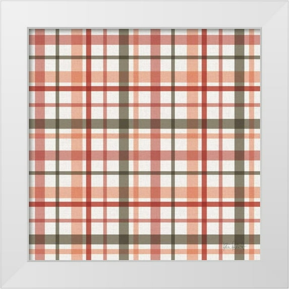 Pertiet, Katie 12x12 White Modern Wood Framed Museum Art Print Titled - Vintage Petals Pattern IV