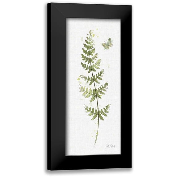 Pertiet, Katie 12x24 Black Modern Framed Museum Art Print Titled - In the Forest VIII no distress