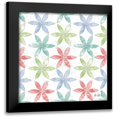 thumbnail image 1 of Pertiet, Katie 15x15 Black Modern Framed Museum Art Print Titled - Spring Splash Pattern III, 1 of 5